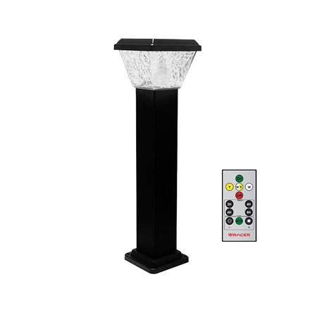 ไฟทางเดิน SOLAR RACER BOLLARD PALACE2 30 วัตต์ DAYLIGHT/COOL WHITE/WARM WHITE สีดำ