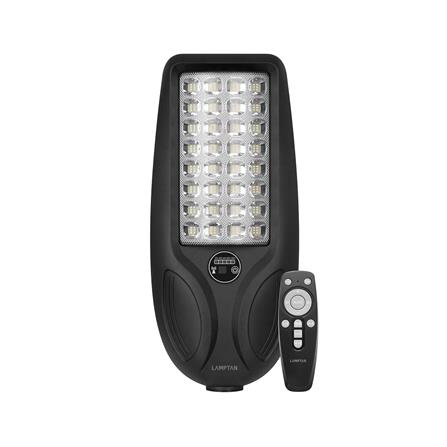 ไฟถนน SOLAR LAMPTAN CURVY 350 วัตต์ DAYLIGHT สีดำ