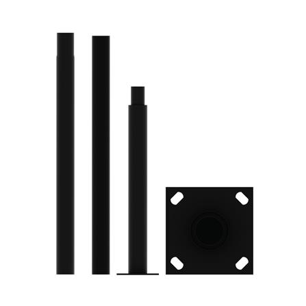 เสาไฟ SOLAR LAMPTAN POLE FOR SOLAR 3 เมตร สีดำ