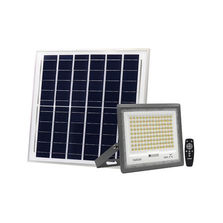 ไฟสปอตไลท์ SOLAR NAGAS BRIGHT 300 วัตต์ WARM WHITE สีเทา