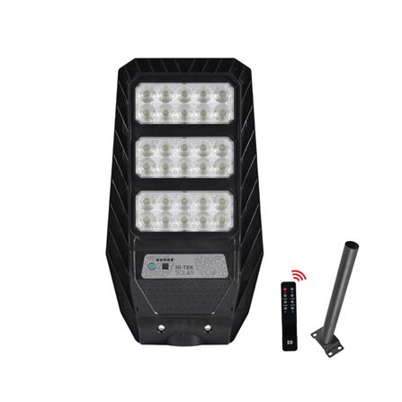 ไฟถนน SOLAR HI-TEK HFSSX 200 วัตต์ DAYLIGHT สีดำ