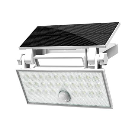 ไฟผนังภายนอก SOLAR BEC WING2-WH 25 วัตต์ DAYLIGHT สีขาว