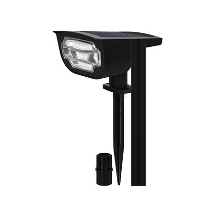 ไฟผนังภายนอก SOLAR LAMPTAN APEX 5 วัตต์ WARM WHITE สีดำ