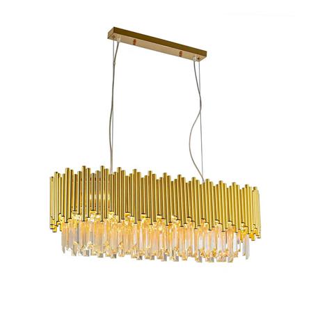 ไฟช่อ CARINI P320126 สีทอง/ใส 8 หัว