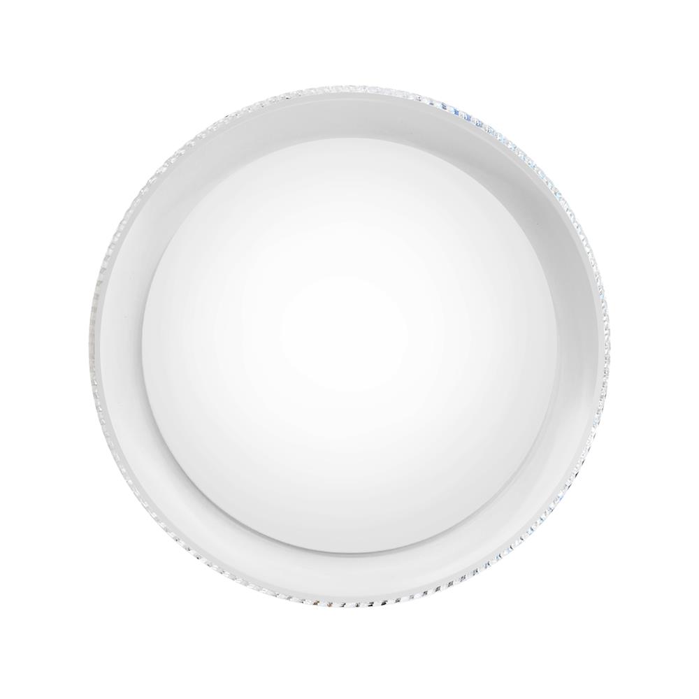 ไฟเพดาน LED SYLVANIA OVALO CRYSTAL MOON 15.35 นิ้ว 36 วัตต์ DAYLIGHT/COOL WHITE/WARM WHITE สีขาว