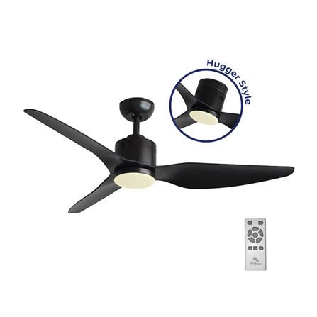 พัดลมโคมไฟ LED WINFAVOUR WFDC52/DC28(MBK) 52 นิ้ว 18 วัตต์ DAYLIGHT/COOL WHITE/WARM WHITE สีดำ