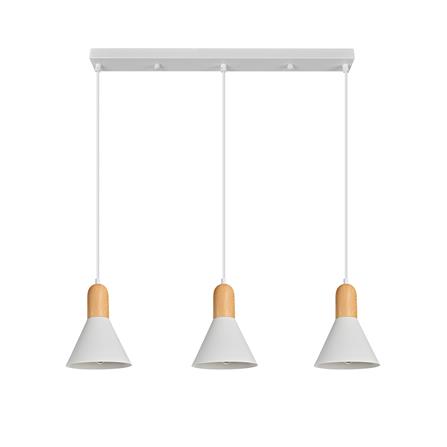 ไฟช่อ CARINI P230716-3 สีน้ำตาล/ขาว 3 หัว