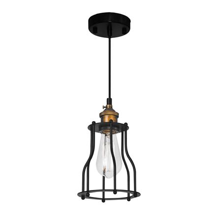 ไฟช่อ EVL CH-943/1 สีดำ 1 หัว