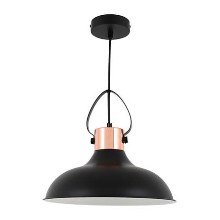 ไฟช่อ CARINI P180420-BLACK โลหะ MODERN สีดำ/ROSEGOLD 1 หัว