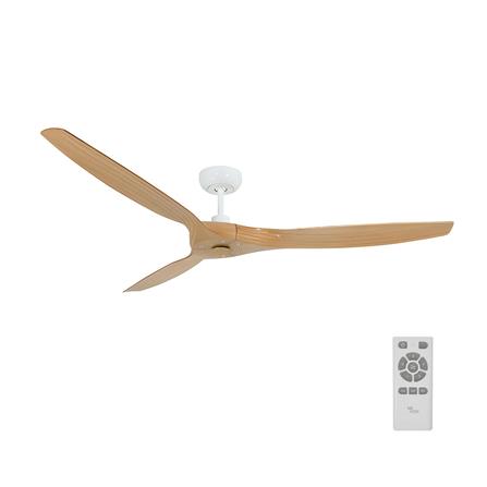 พัดลมไม่มีโคมไฟ MR.KEN 25-01731 60 นิ้ว สีขาว/น้ำตาล