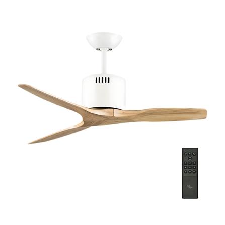 พัดลมไม่มีโคมไฟ MR.KEN 25-01964 40 นิ้ว สีขาว/น้ำตาล