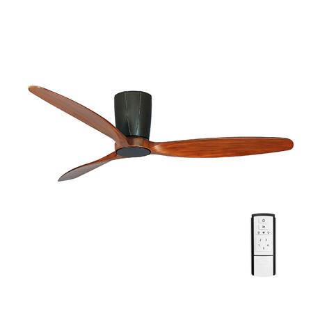 พัดลมไม่มีโคมไฟ MR.KEN 25-01977 52 นิ้ว สีดำ/น้ำตาลเข้ม