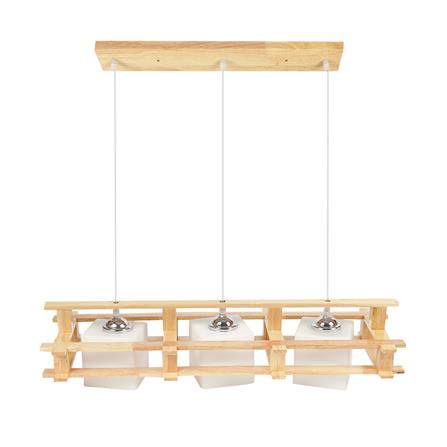 ไฟช่อ L&amp;E PWG78-013 สีน้ำตาล 3 หัว