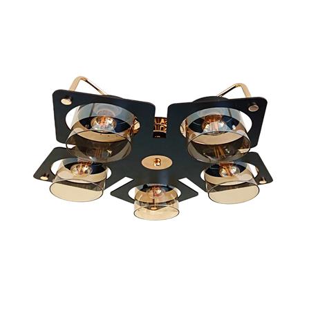 ไฟถาด NEOLIGHT 06592-5 สีทอง/ชา/ดำ 5 หัว