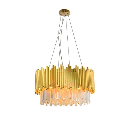 ไฟช่อ CARINI P220891-50CARGS สีทอง/ใส 4 หัว