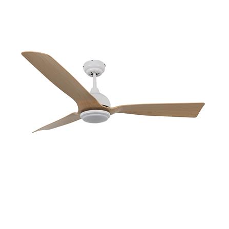 พัดลมโคมไฟ LED CARINI CFD523102 18 วัตต์ DAYLIGHT/COOL WHITE/WARM WHITE 52 นิ้ว สีขาว/น้ำตาล