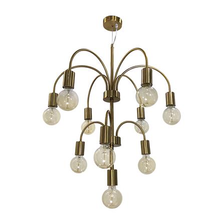 ไฟช่อ EVL HL-22016 10 หัว สีขาว/ทอง