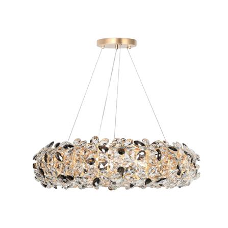 ไฟช่อ L&amp;E 01-03173 สีทอง/ใส 8 หัว