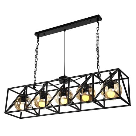 ไฟช่อ CST CT05 สีดำ 5 หัว