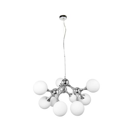 ไฟช่อ CARINI P240117-9 สีขาว/เงิน 9 หัว