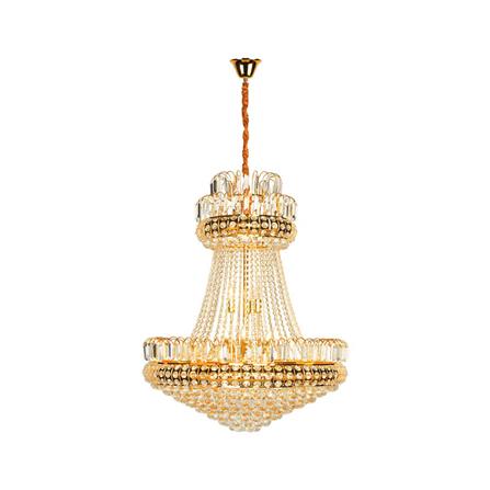 ไฟช่อ LUMAX 01-02988 สีทอง/ใส 24 หัว