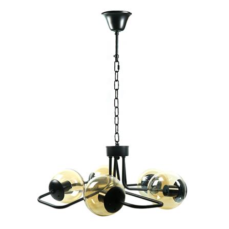 ไฟช่อ CST 6546-5 สีดำ/ทอง 5 หัว