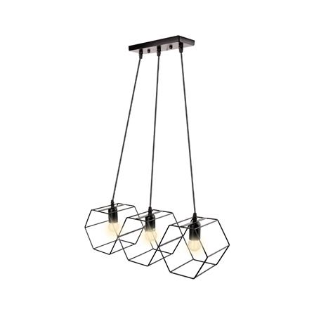 ไฟช่อ LUMAX 01-02934 สีดำ 3 หัว