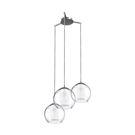 ไฟช่อ EGLO BOLSANO 92762 สีใส/เงิน 3 หัว