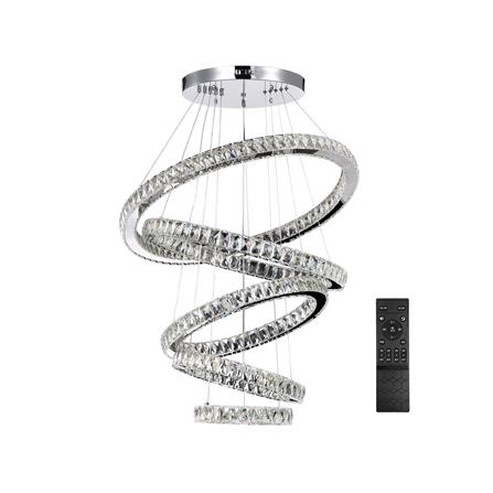 ไฟช่อ LED EVL CFC-11079 100 วัตต์ DAYLIGHT/COOL WHITE/WARM WHITE สีใส/เงิน 5 หัว