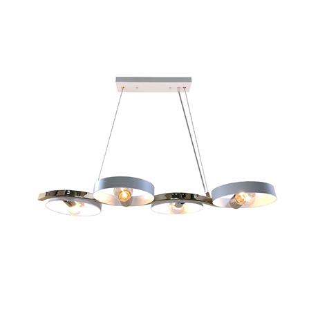 ไฟช่อ EVL HL-22018 สีขาว/ทอง 4 หัว