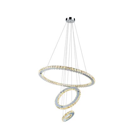 ไฟช่อ LED LUMAX 01-A0193 50 วัตต์ DAYLIGHT/COOL WHITE/WARM WHITE สีเงิน 3 หัว