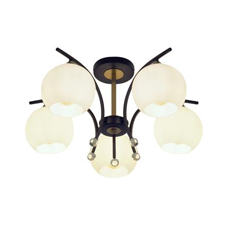 ไฟถาด NEOLIGHT 22-05NB สีขาว/ทอง/ดำ 5 หัว