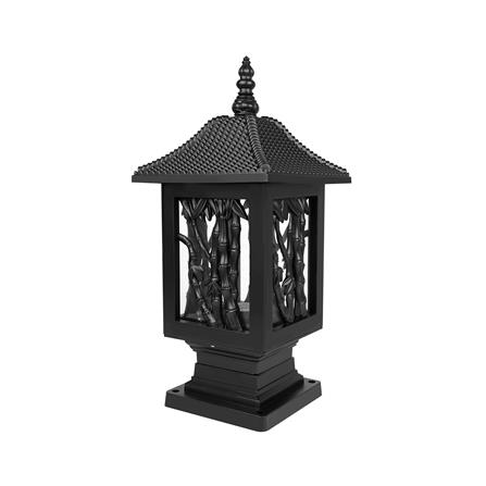 ไฟหัวเสา THE SUN P20-B สีดำ