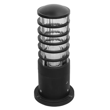 ไฟหัวเสา LM6004 LIGHT MOS อะลูมิเนียม/แก้ว คลาสสิก สีดำ