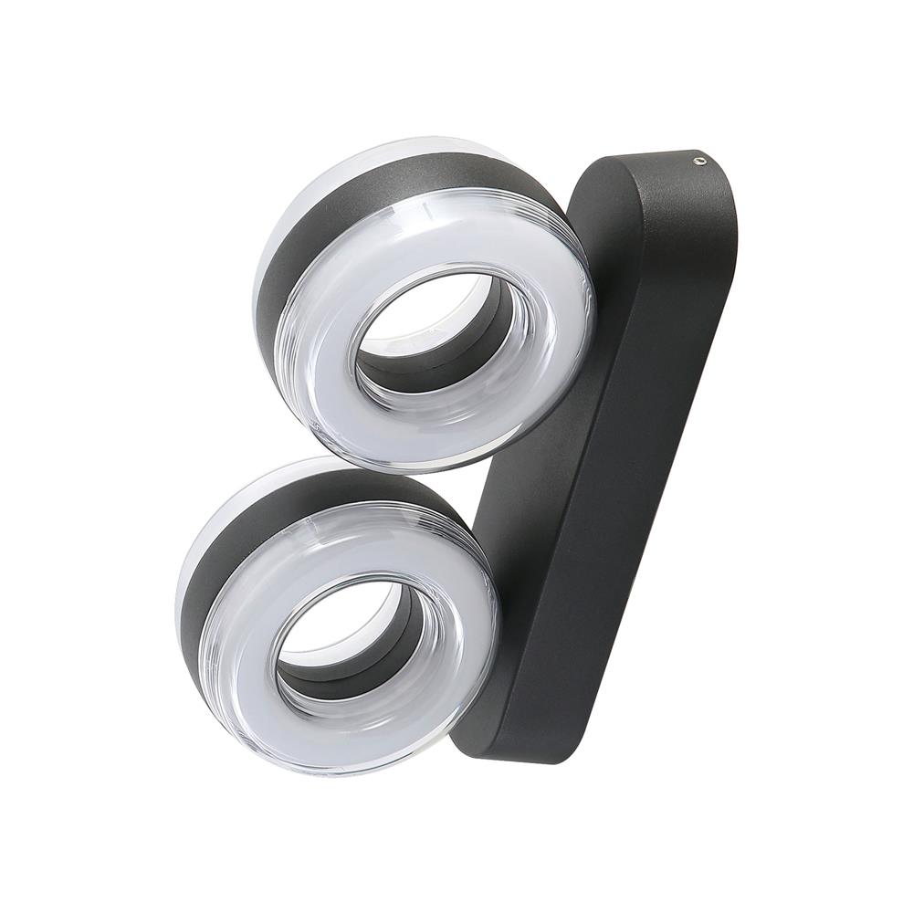 ไฟกิ่งภายนอก LED CARINI BO-G0022Q 18 วัตต์ WARM WHITE สีดำ