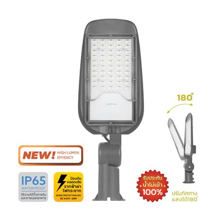 ไฟถนน LED LAMPTAN LEADER 30 วัตต์ DAYLIGHT สีเทา
