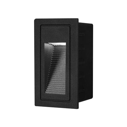 ไฟผนังภายนอก LED CARINI BO-Y1211 3 วัตต์ WARM WHITE สีดำ