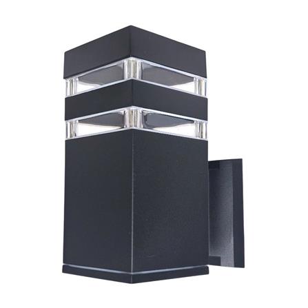 ไฟกิ่งภายนอก L&amp;E 36-01993 สีดำ/ใส