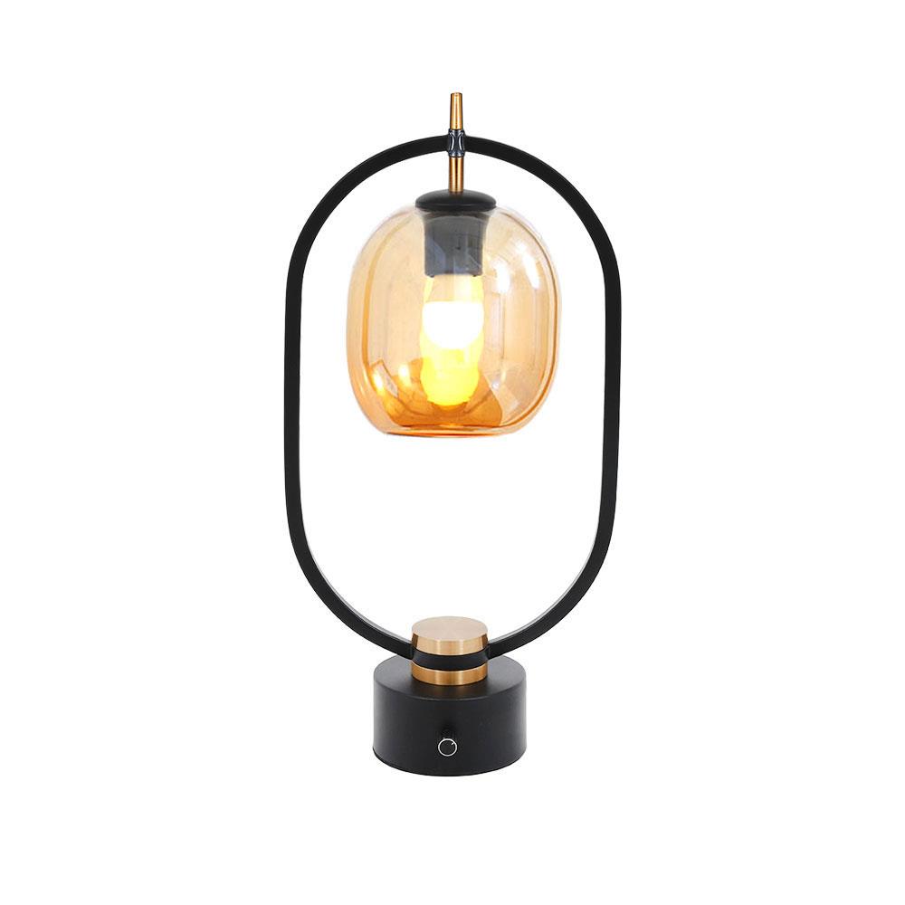 ไฟตั้งโต๊ะ CARINI T190363 สีน้ำตาล/ดำ/ทอง