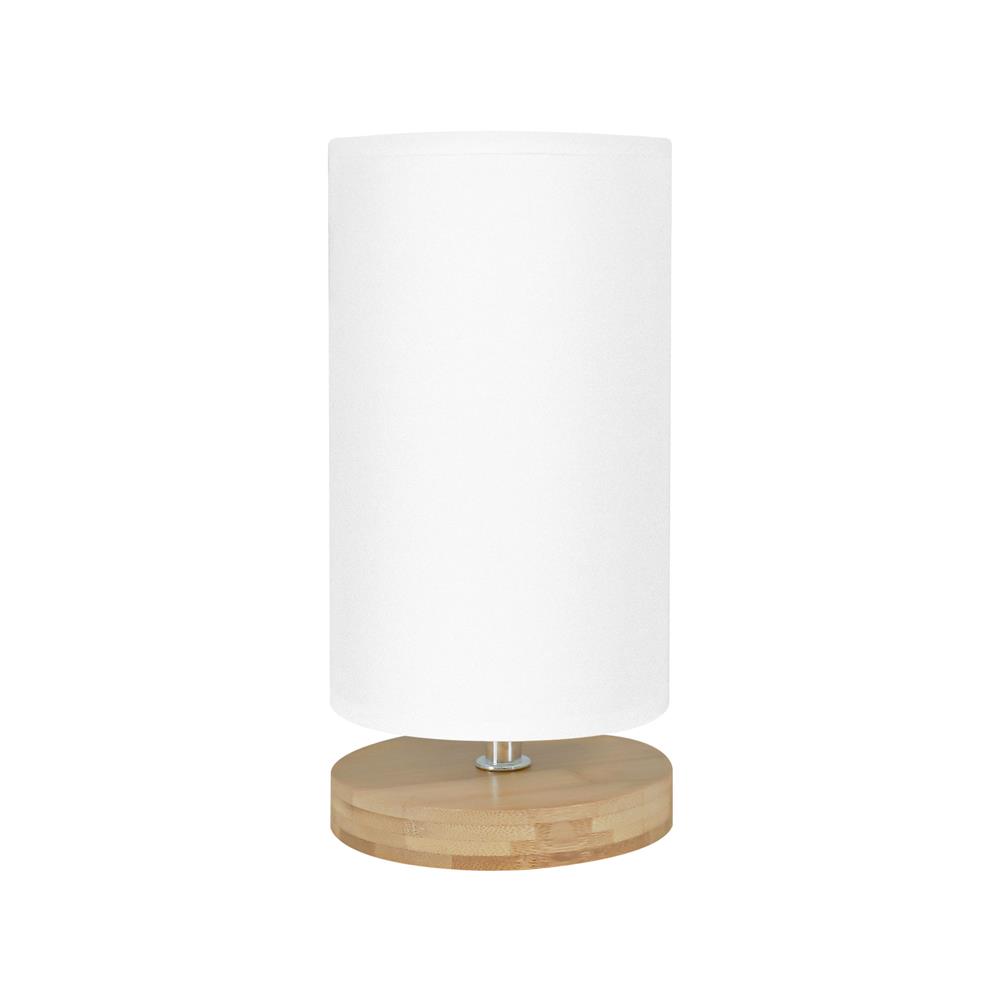 ไฟตั้งโต๊ะ CARINI A371L สีขาว/ลายไม้