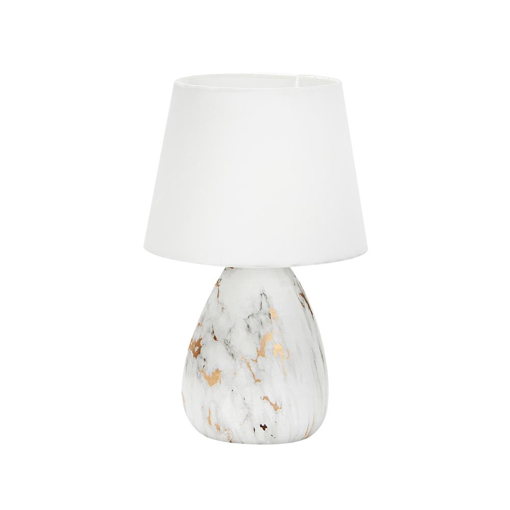 ไฟตั้งโต๊ะ CARINI DE40M-WH สีขาว/ทอง