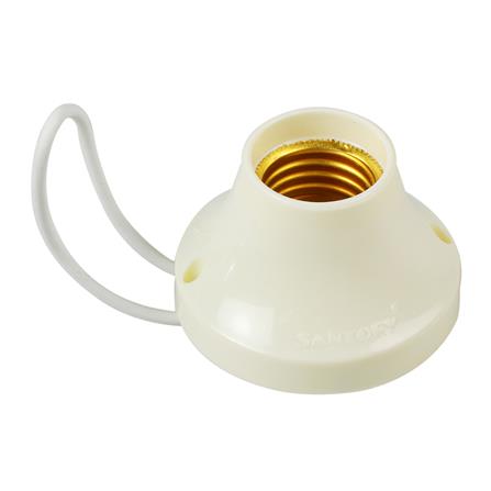 ขั้วหลอดเกลียว SANTORY LH-548 E27 สีขาว