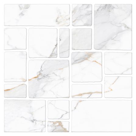 กระเบื้องพื้น 16x16 นิ้ว DURAGRES เบรนตั้น ขาว A 0.96 ตร.ม.