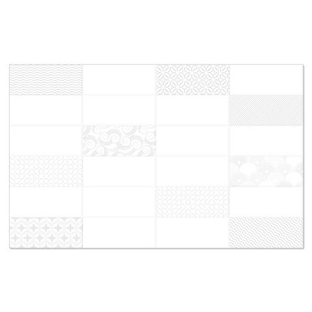 กระเบื้องผนัง 25x40 ซม. ภูผา อัลเทีย ไวท์ A 1 ตร.ม.