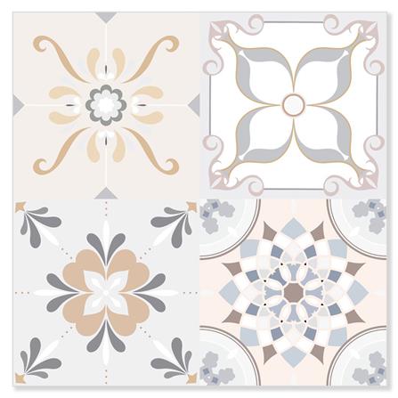 กระเบื้องพื้น 16x16 นิ้ว DURAGRES ฮันโจ คัลเลอร์ฟูล A 0.96 ตร.ม.