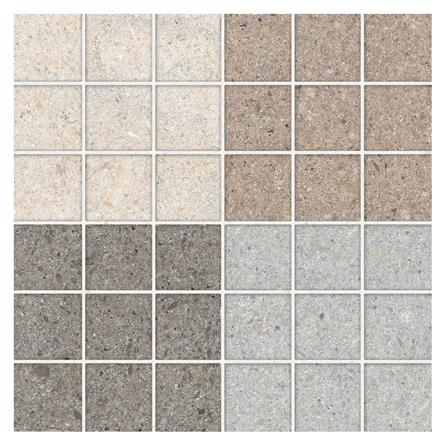 กระเบื้องพื้น 12x12 นิ้ว DURAGRES เวิลด์สโตนมิกซ์ น้ำตาล A 1 ตร.ม.