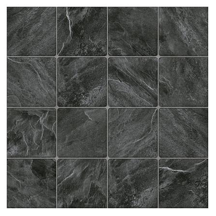 กระเบื้องพื้นพอร์ซเลน 16x16 นิ้ว COTTO เธอราพี กริด เนโร ดำ PM 0.96 ตร.ม.