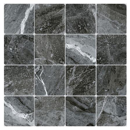 กระเบื้องพื้นพอร์ซเลน 16x16 นิ้ว COTTO แอตแลนติส เนโร ดำ HYG PM 0.96 ตร.ม.