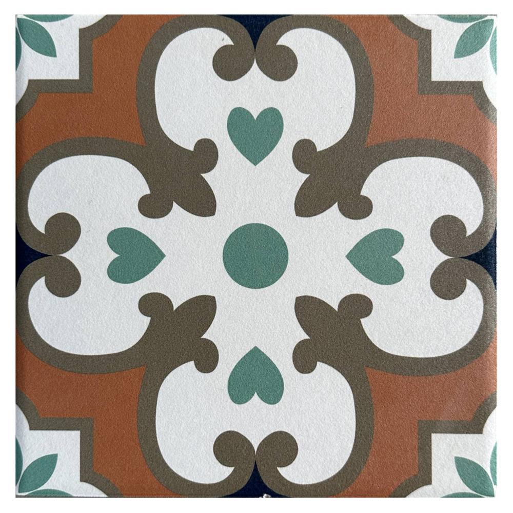 กระเบื้องพื้นพอร์ซเลน 20x20 ซม. TARA แฮชเซล มัลติคัลเลอร์ A 1 ตร.ม.