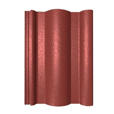 กระเบื้องคอนกรีตแผ่นลอน TPI รุ่น UTOPIA ขนาด 33 x 42 x 2.4 ซม. สีแดงดาหลา